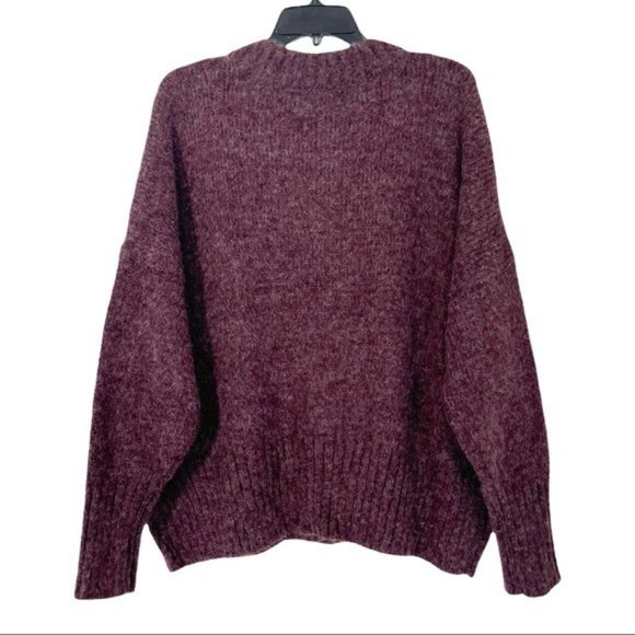 ABOUND V-Neck Sweater in Burgundy - XL - NWT - Picture 3 of 6